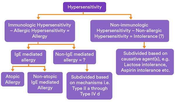 food hypersensitivity nomenclature - allergy - september 2021